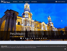 Tablet Screenshot of mgtours.com